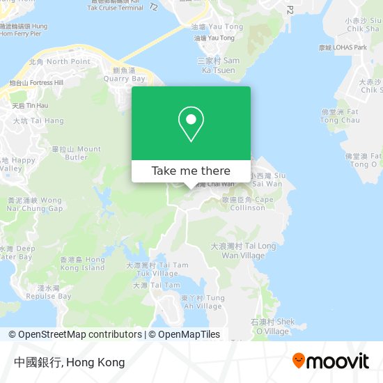 中國銀行地圖