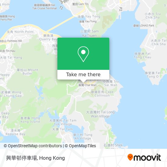 興華邨停車場 map