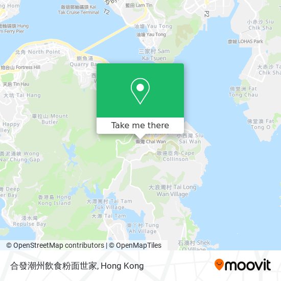 合發潮州飲食粉面世家 map