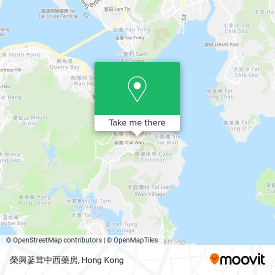 榮興蔘茸中西藥房 map