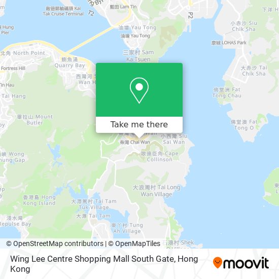 Wing Lee Centre Shopping Mall South Gate map