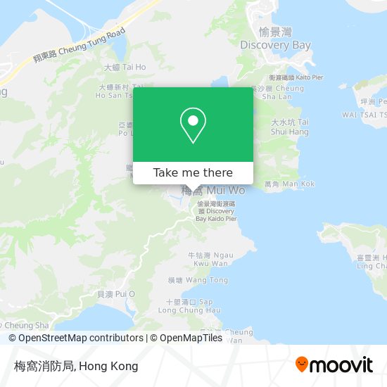 梅窩消防局 map