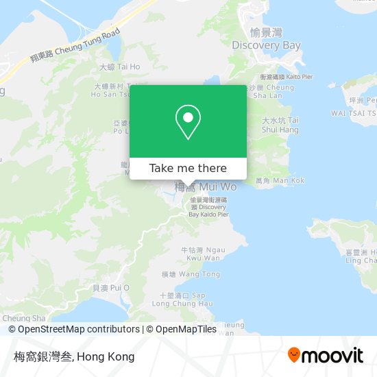 梅窩銀灣叁 map