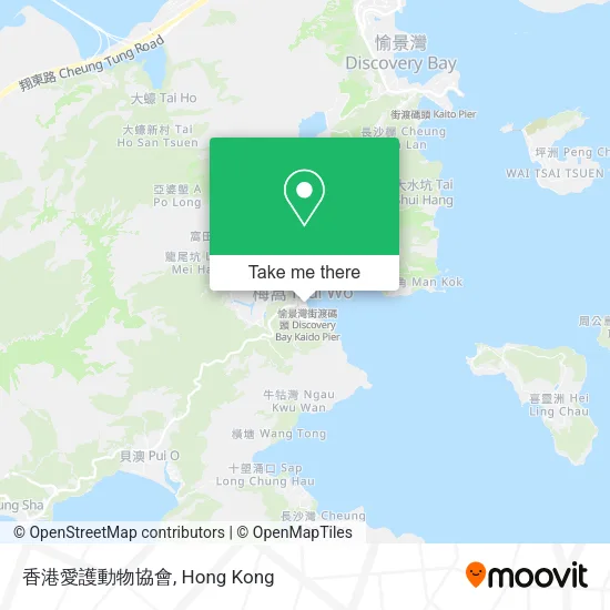 香港愛護動物協會 map