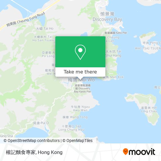 權記麵食專家 map