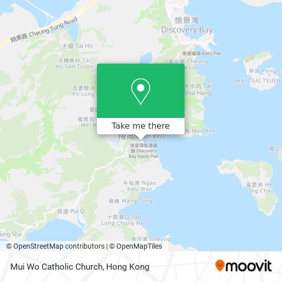 Mui Wo Catholic Church map