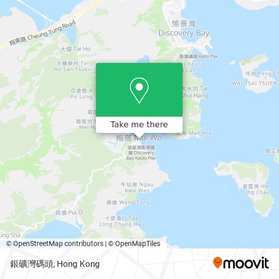 銀礦灣碼頭 map