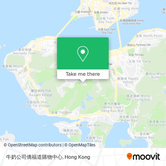 牛奶公司僑福道購物中心 map