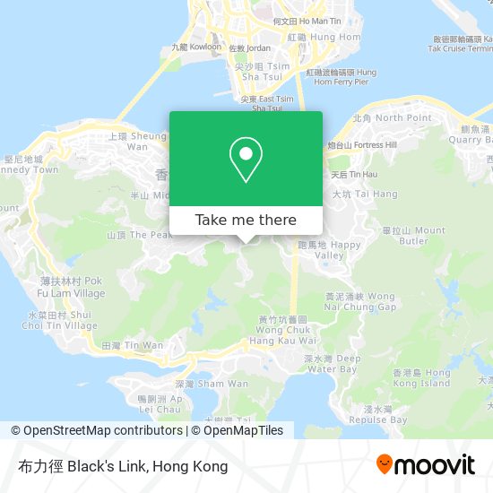 布力徑 Black's Link地圖