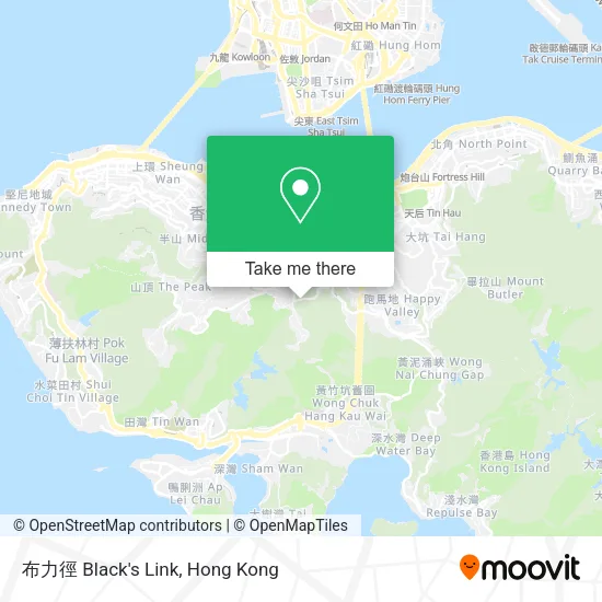 布力徑 Black's Link map