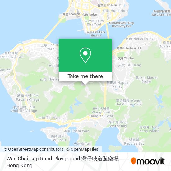 Wan Chai Gap Road Playground 灣仔峽道遊樂場 map