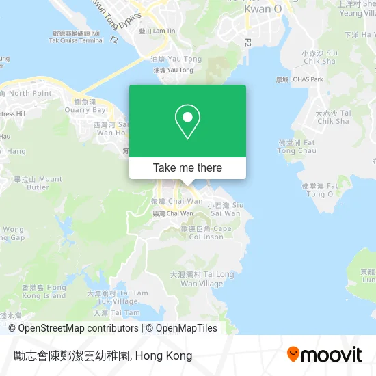 勵志會陳鄭潔雲幼稚園地圖