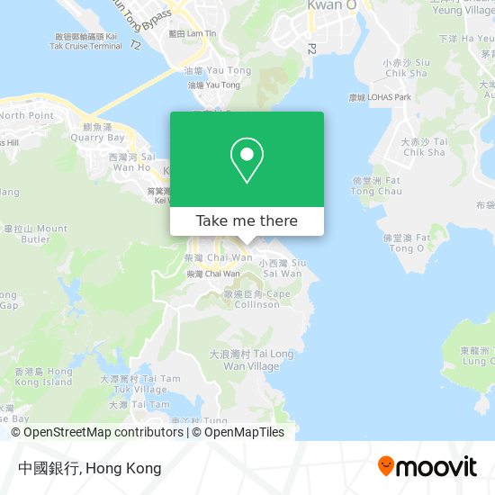 中國銀行 map