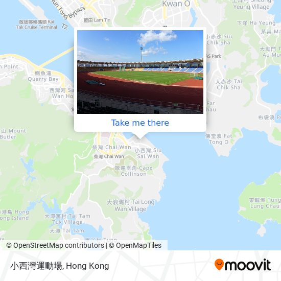 小西灣運動場 map