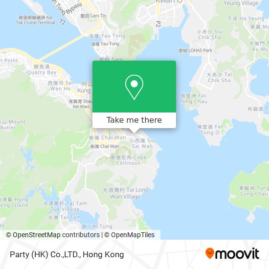 Party (HK) Co.,LTD. map