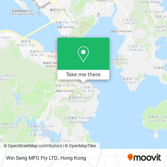 Win Seng MFG Fty LTD. map