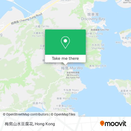 梅窩山水豆腐花 map