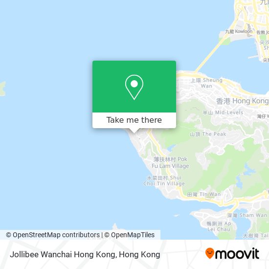 Jollibee Wanchai Hong Kong map