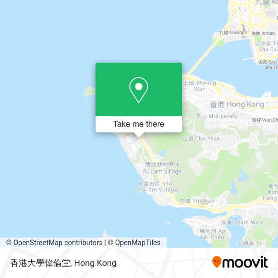 香港大學偉倫堂 map