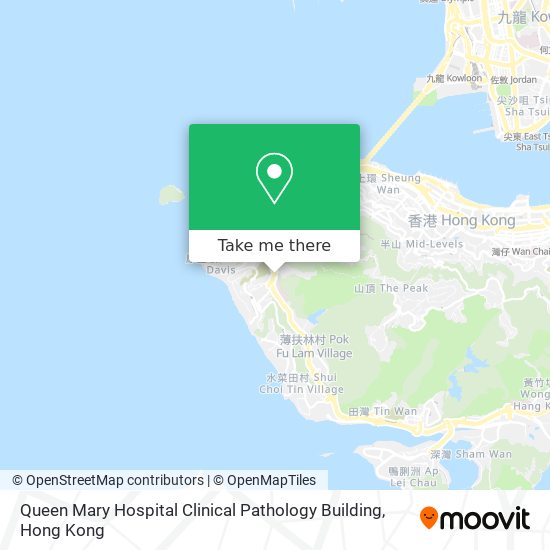 Queen Mary Hospital Clinical Pathology Building地圖