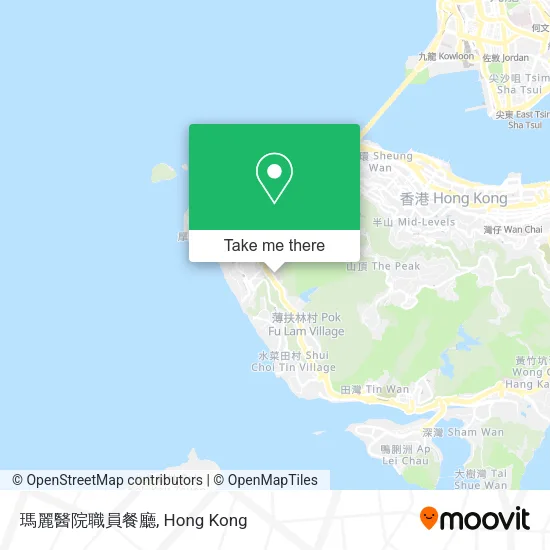 瑪麗醫院職員餐廳地圖