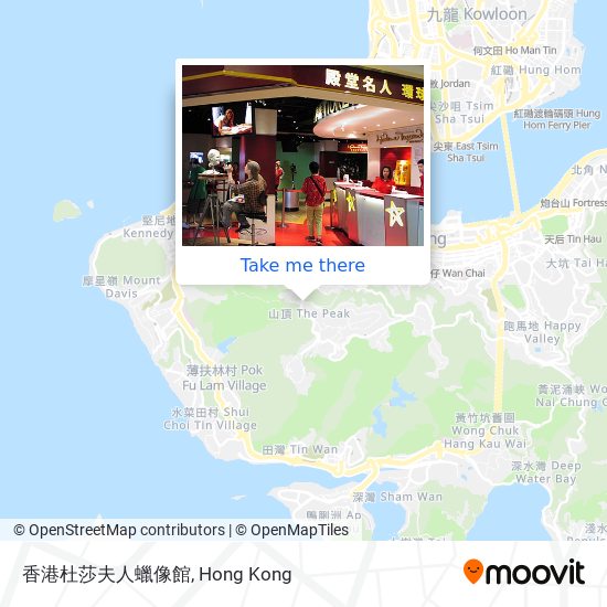 香港杜莎夫人蠟像館 map