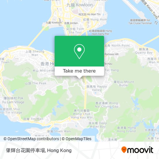 肇輝台花園停車場 map