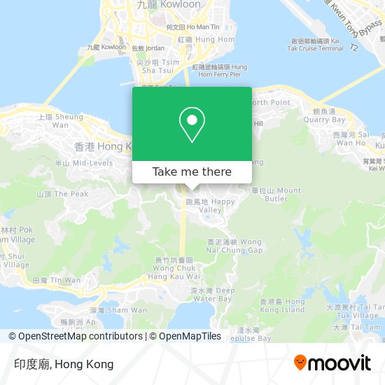 印度廟 map