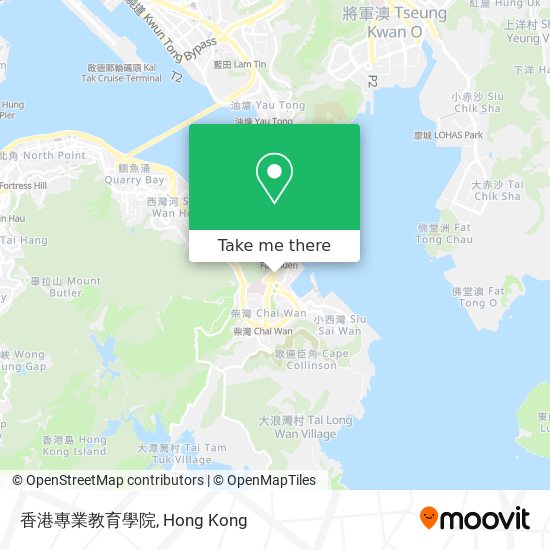 香港專業教育學院地圖