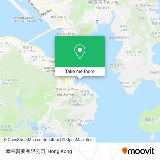 幸福醫藥有限公司 map