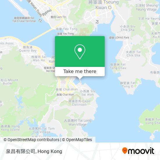 泉昌有限公司 map