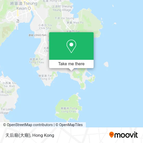 天后廟(大廟) map