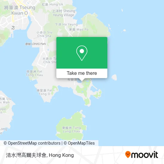 清水灣高爾夫球會 map