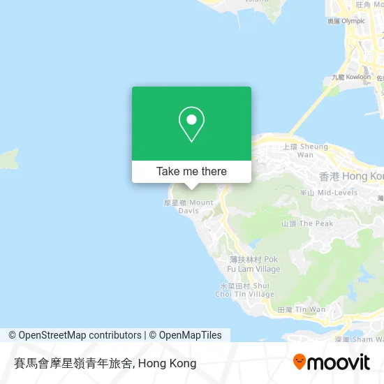 賽馬會摩星嶺青年旅舍 map