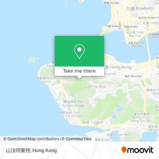 山頂同樂徑地圖