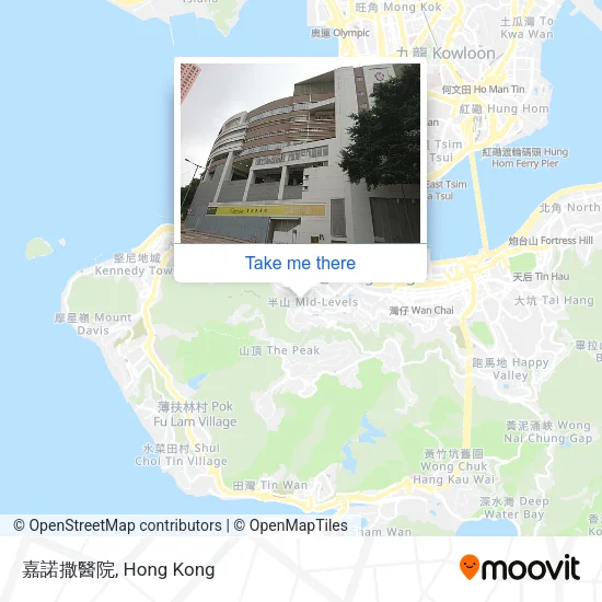 嘉諾撒醫院地圖