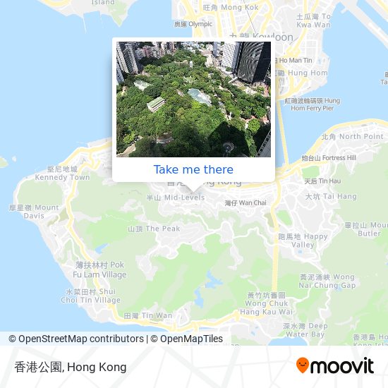 香港公園 map