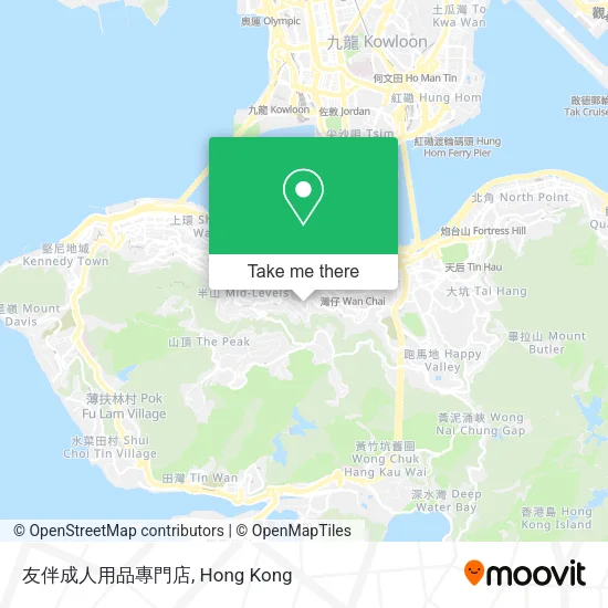 友伴成人用品專門店地圖