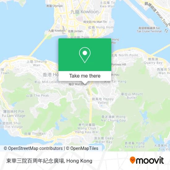 東華三院百周年紀念廣場地圖