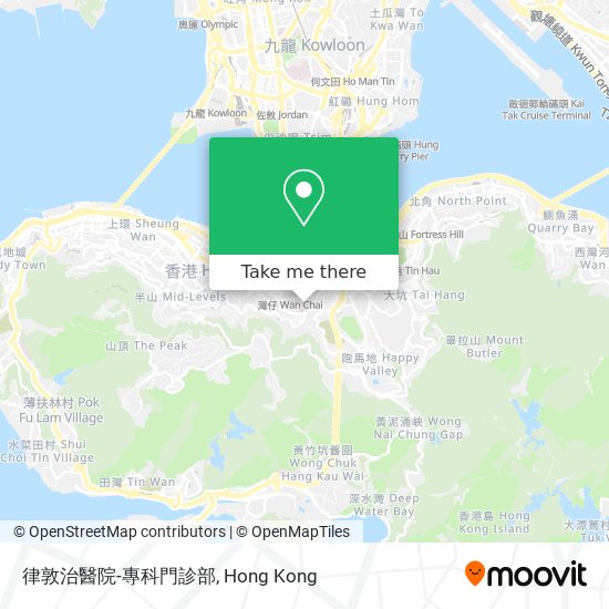 律敦治醫院-專科門診部 map