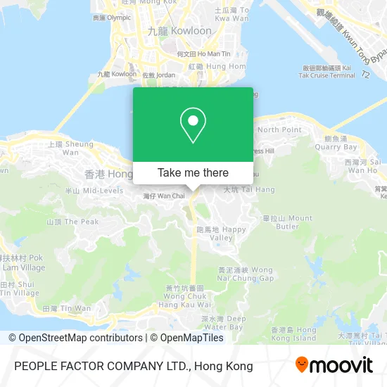 PEOPLE FACTOR COMPANY LTD. map