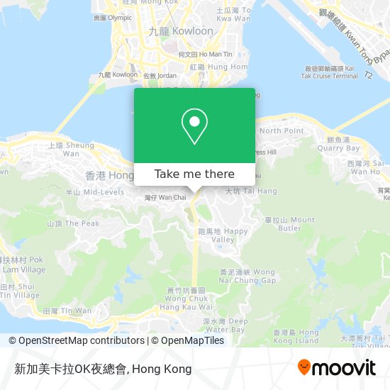 新加美卡拉OK夜總會地圖