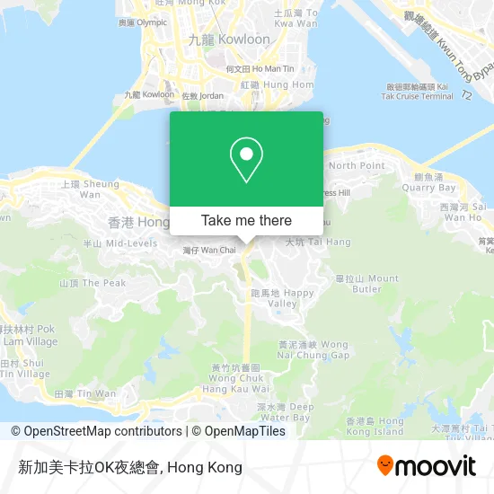 新加美卡拉OK夜總會地圖