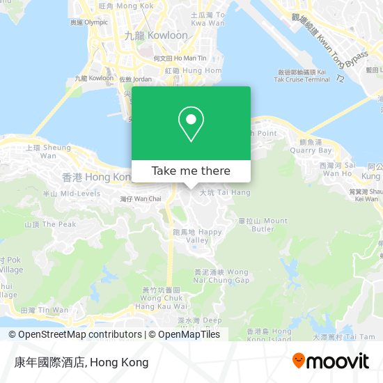 康年國際酒店 map