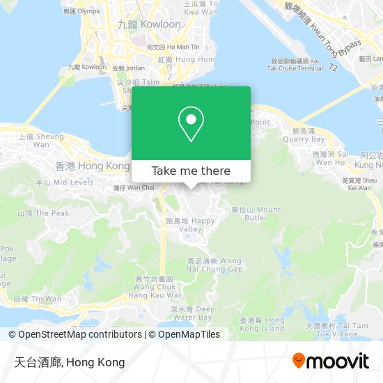 天台酒廊 map