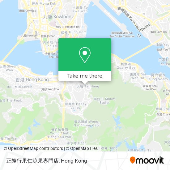 正隆行果仁涼果專門店 map