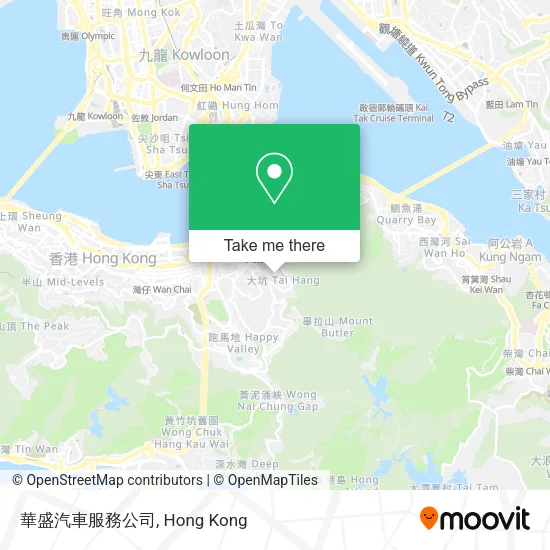 華盛汽車服務公司 map