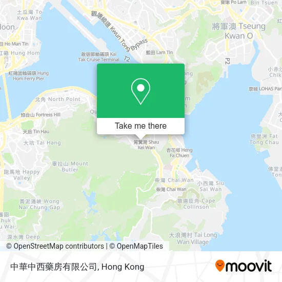 中華中西藥房有限公司地圖