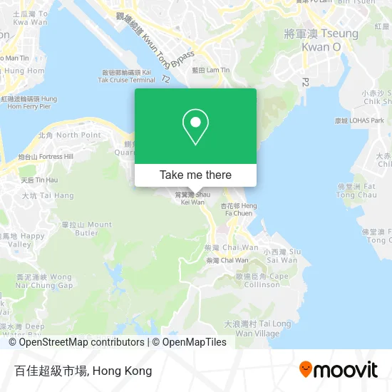 百佳超級市場 map