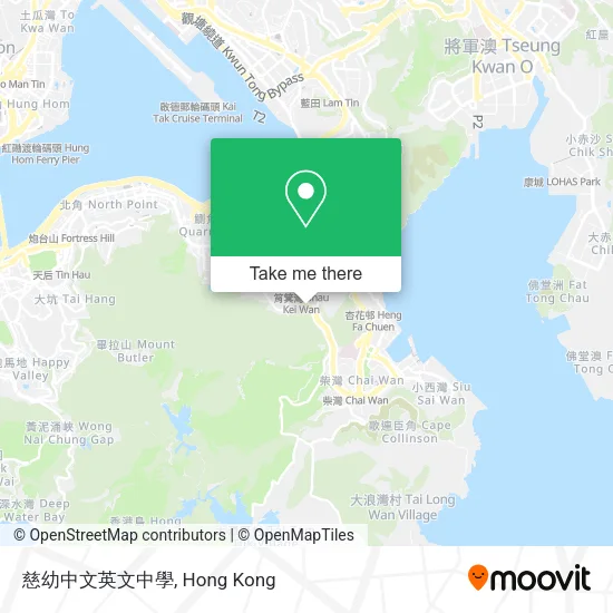 慈幼中文英文中學地圖